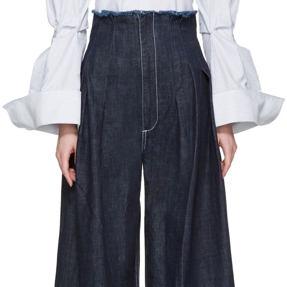 Jacquemus Pants - Jacquemus super wide leg high rise jeans